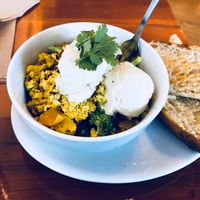 Tofu scramble at Knead Bakery in Burlington