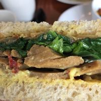 Seitan and Sundried tomatoes  at Knead Bakery in Burlington