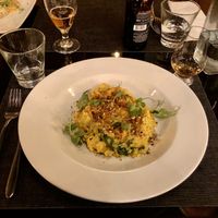 Vegan risotto, absolutely delicious  at Brea in Stirling