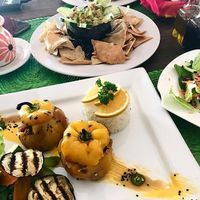 Vegan options, ask for vegan hot sauce  at El Zarape Malecón  in La Paz