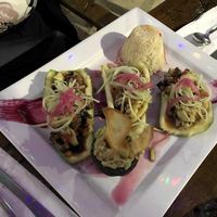 Zucchini boats at El Zarape Malecón  in La Paz