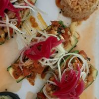 Calabazas rellenas de vegetales at El Zarape Malecón  in La Paz