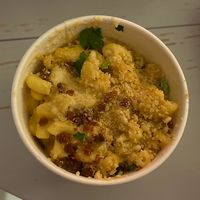 mac and cheeze (via uber eats)  at Temple of Seitan - Camden in North West London