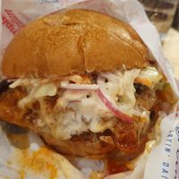 Buffalo Glaze Burger at Temple of Seitan - Camden in North West London