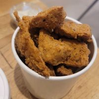 Popcorn bites - so tasty at Temple of Seitan - Camden in North West London