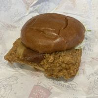 Basic chicken burger   at Temple of Seitan - Camden in North West London