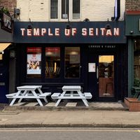 Temple of Seitan facade  at Temple of Seitan - Camden in North West London