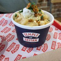 Mac and cheese   at Temple of Seitan - Camden in North West London