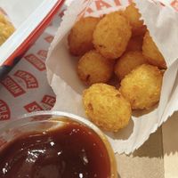 temple tots & bbq sauce  at Temple of Seitan - Camden in North West London