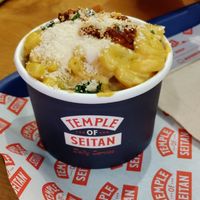 Great mac n cheese! at Temple of Seitan - Camden in North West London