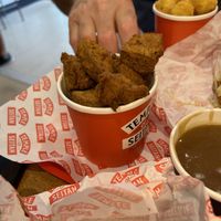 Vegan wings  at Temple of Seitan - Camden in North West London