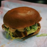 Temple Deluxe Burger at Temple of Seitan - Camden in North West London