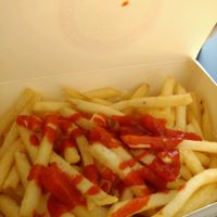 fries at Temple of Seitan - Camden in North West London