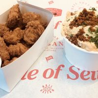 Nuggets and Mac & Cheese. at Temple of Seitan - Camden in North West London