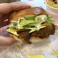 Temple burger at Temple of Seitan - Camden in North West London