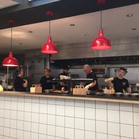 open kitchen at Temple of Seitan - Camden in North West London
