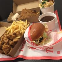 Burger, wings, snack pack & Mac n cheese!! at Temple of Seitan - Camden in North West London
