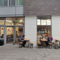 Store front at Temple of Seitan - Camden in North West London