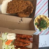 The buffalo sauce makes the wings very soggy. Stick to the classic! at Temple of Seitan - Camden in North West London