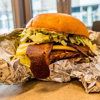 Seitan Burger  at Temple of Seitan - Camden in North West London