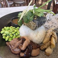 Silken tofu bowl at Spa Dreaming Centre Cafe in Fingal