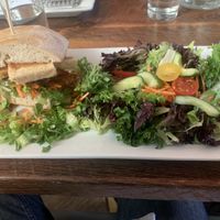 Tofu sandwich   at Salt Springs Brewery in Saline