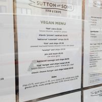 Menu 2021 at Sutton and Sons in North London
