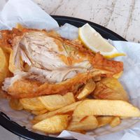 The banana blossom was gross tasting. The batter was too hard. at Sutton and Sons in North London