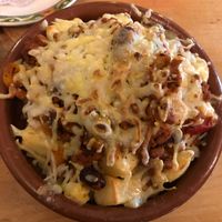 Chilli patatas bravas  at Tapas Tree in Bradford