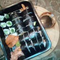Big vegan sushi at Fresh Kitchen in Lublin
