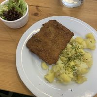vegan cutlet with potatoes  #Veganuary at Fresh Kitchen in Lublin