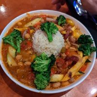 Rice, beans, tomatoes stew at Sound Bites Grill in Sedona