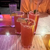 Prickly pear cocktail- not worth it  at Sound Bites Grill in Sedona