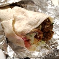 Maxi falafel at Abi Falafel in Ljubljana