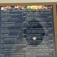   at Abi Falafel in Ljubljana