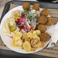   at Abi Falafel in Ljubljana