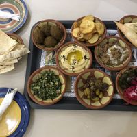 Meze at Abi Falafel in Ljubljana