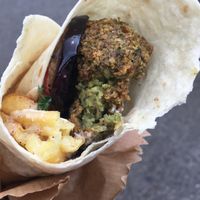 Abi falafel sandwich - so good! at Abi Falafel in Ljubljana