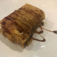 Polenta cake at La Vitaminica de Horta in Barcelona