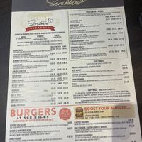 Menu   at Scribbles Pizza House in Elgin