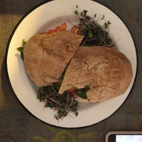 Husband's Panini at Eight - The Health Lounge in Lisbon