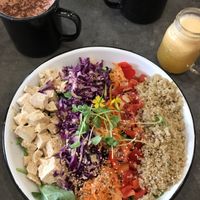 Asian bowl at Eight - The Health Lounge in Lisbon