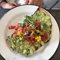 Avocado on toast at Eight - The Health Lounge in Lisbon