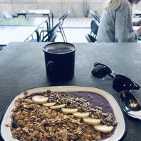 Vanilla sky and blueberry muffin granola at Eight - The Health Lounge in Lisbon