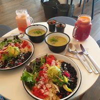 Bean power bowl! Delicious! at Eight - The Health Lounge in Lisbon