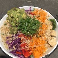 One of the bowls with extra avo  at Eight - The Health Lounge in Lisbon
