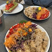 asian bowl at Eight - The Health Lounge in Lisbon