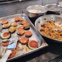 Tomato concasse and massa mix at Prato Verde in Porto Alegre