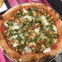 Special vegan pizza at Bouganville Pizzeria in Ao Nang