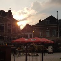 The view at the end of the evening at Gaudi's in Amersfoort